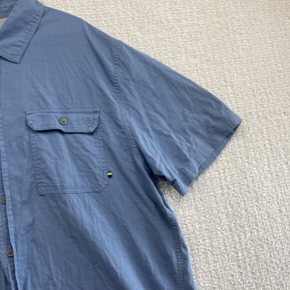 Sierra Designs Mens Outdoor Hiking Tech Short Sleeve Button Down Shirt Size XXL - Picture 4 of 14